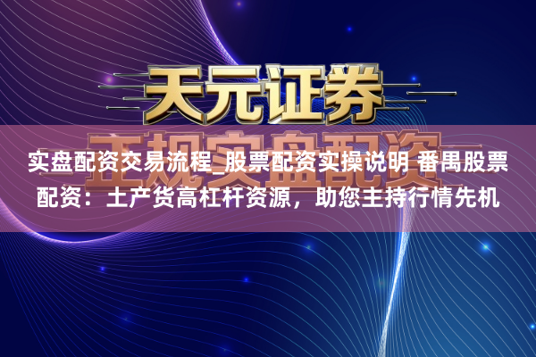 实盘配资交易流程_股票配资实操说明 番禺股票配资：土产货高杠杆资源，助您主持行情先机